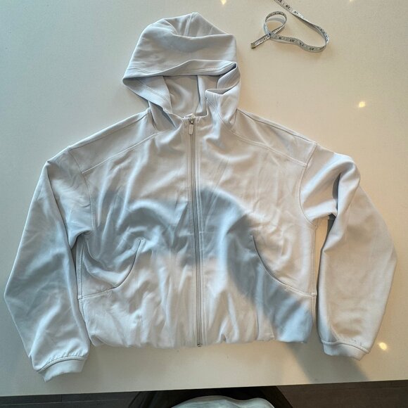 lululemon Softstreme Full-Zip Hoodie - Light Vapor (Size 6) - Picture 2 of 4